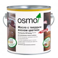 Цветное масло с твердым воском OSMO Hartwachs-Ol Farbig (0.75л) (цвета 3040-3092)